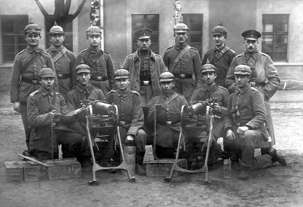Historic photo, First World War, artillery